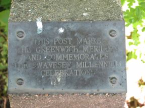 Greenwich Meridian Marker; England; Cambridgeshire; Swavesey